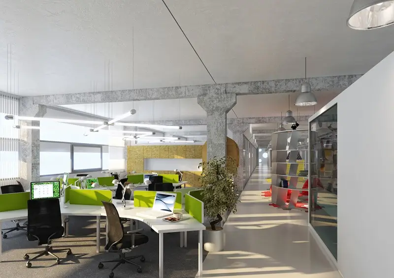 Coworking floor